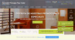 Desktop Screenshot of hotelprincipepaz.com